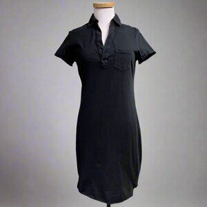 Frank & Eileen black Polo dress, size XS